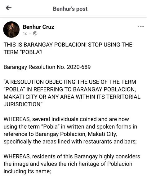 slang pobla meaning in tagalog|Poblacion Barangay Chief Says the Term 'Pobla' Is Offensive.